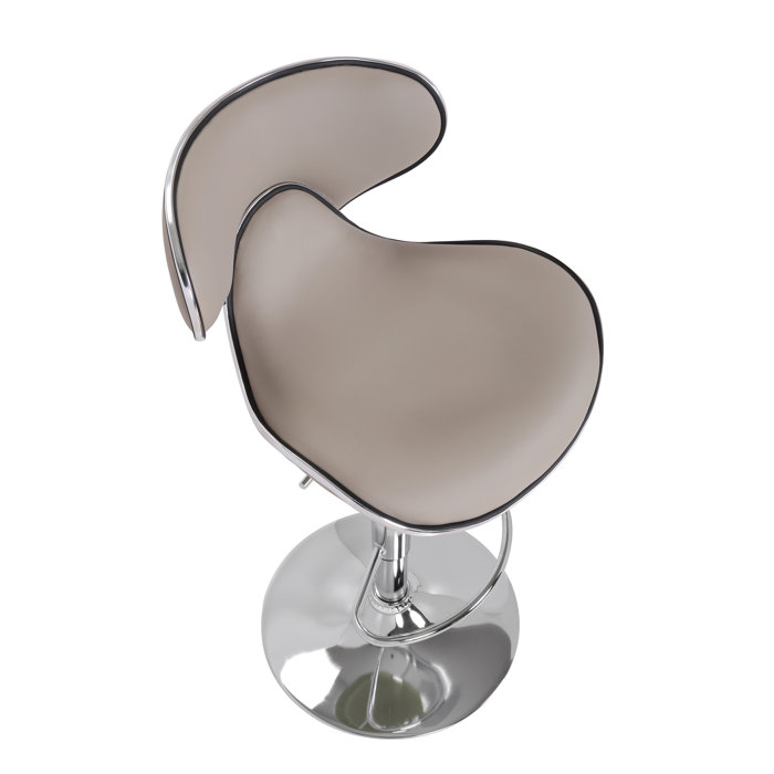 Metro Lane Baudette Height Adjustable Swivel Bar Stool & Reviews